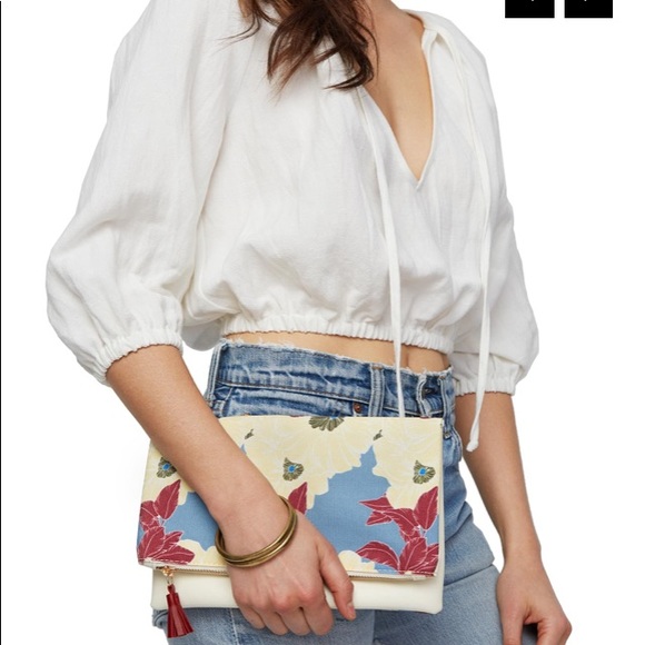 Rachel Pally Handbags - RACHEL PALLY REVERSIBLE CLUTCH - BLOOM Rachel Pally Handbags - RACHEL PALLY REVERSIBLE CLUTCH - BLOOM